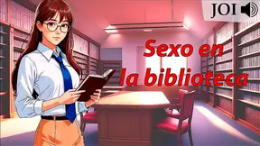 Spanish Seductress Guides You Through Steamy Nights in Silent Library Stacks