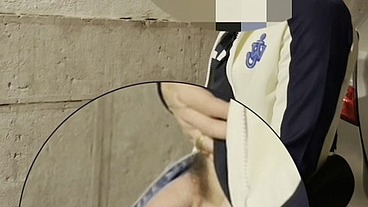 Amateur boy taking his fat cut cock out of his jeans and pissing in the street