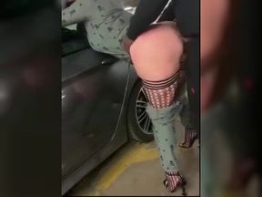 Sex date in parking garage