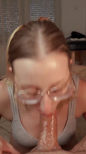 4K Throat Blowjob with Throatpie