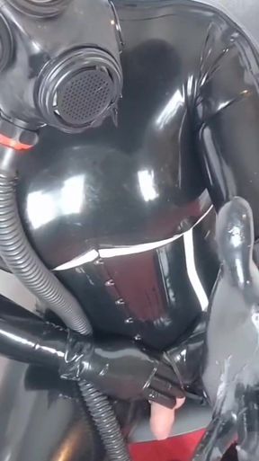 Black Latex and New Gas Mask