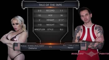 Nikki Delano's Blonde Bombshell Takes on Will Havoc in a Rough, Bondage Showdown