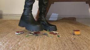 Watch me crush a whole village with my boots