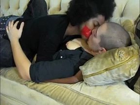 Ebony Sucking Breasts