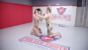 kaiia eve vs lydia black female wrestling