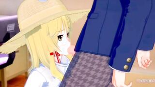 [Eroge Koikatsu ] Touhou Moriya Suwako strokes her titties H 3DCG Huge Boobies Animated Movie (Touhou Project) [Hentai Game Toho