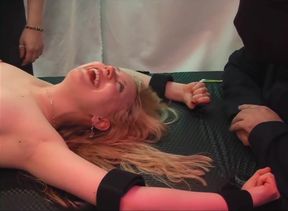 Little French Girl Tickled! with Eloine and Mistress Chloe! Par 2 of 2