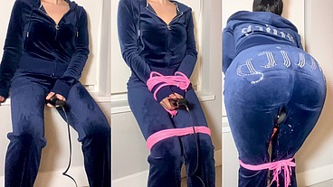 Juicy Couture Velour Tracksuit Self Rope Bondage Squirting