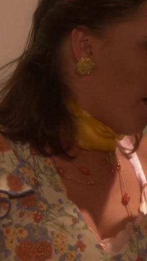 Cute milf stomachs rough sex on the stair case   Clip 1