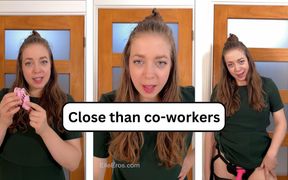 Co-worker Pegs You at the Office POV