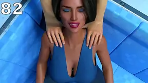 Indian MILF With Giant Tits Moans During erotic Massage in Spacy 3D Anime Scene