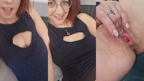 la video du jour!! je suis une etudiante un peu coincee qui t appelle en visio...