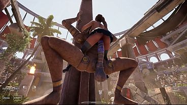 Curvy Lara gets a BBC in 3D game with giant tits and big boobs