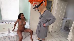 Inked beauty Kona Jade jumps on Donnie Rock's hard boner in different scenes