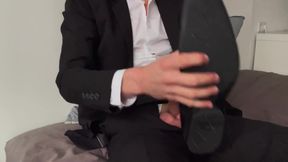 Suit Guy Fucking His Dress Shoes