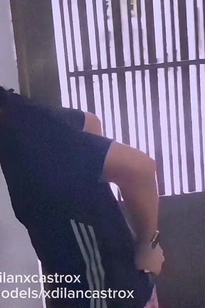 Young Twink Seduces Straight Guy in the Garage and They Fuck in an Abandoned Warehouse Bareback