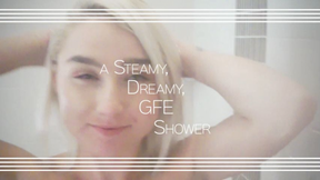 Taking A Steamy, Dreamy, GFE Shower w/ Blowjob and Biting from Cute Amateur College Girl