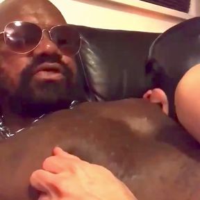Interracial Pec Worship Session
