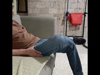 Resigned wife following orders