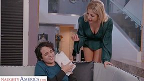 Blonde Step mom Fucks Her Step sons Friend 18.02.2020