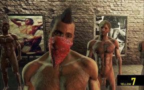 Hot Male Prison Rough Fuck Destroyed in the Showers