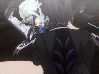 Dottore x Pantalone - Genshin Impact Queer Animation R34