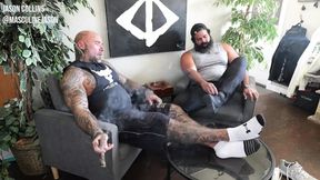 Foot Worship and Cigar Smoking with Oscar Bear