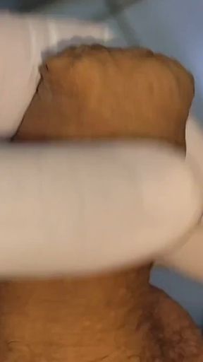 In a Doctor's Office I Apply Hot Glue to My Dick.