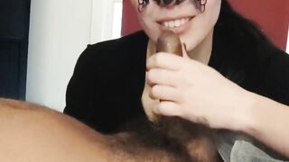 Cougar oral sex lesson