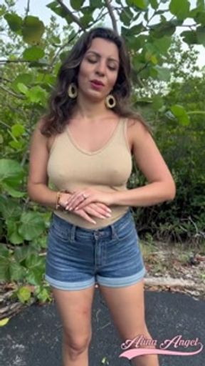 Naughty interview with Alina Angel Part 3 مقابلة جنسية مع الينا انجل الجزء ٣ وكاحات برا البيت