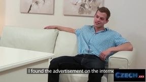 CzechXXX - Watch This Confident Guy Impress the Blonde Casting Agent!
