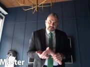 Suited hotel manager orders you to use dildos & to jerk for him POV PREVIEW