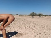 linda puta desnuda en publico con plug anal y tacones muy caliente