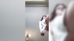 Sniff Hairy Pussy on Your Face! Naked Morning Stretching