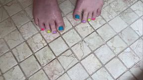 Pissing On My Feet!