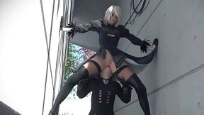 MMD R-18 Sex Dance Nier Automata gets her booty fucked in Public