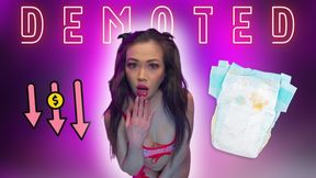 Demoted to Diapers: Asian Mistress ThePrincessLuxy Commands you Relinquish Full Toilet Privileges and Potty Exclusively into Thick Crinkly Padding from Now on with ABDL humiliation, Mommy domme POV and Soaked Padding fetish