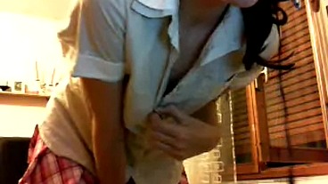 Short skirt for very thin Italian girl