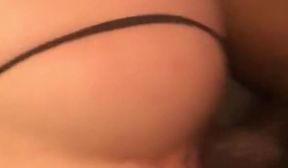 thick white girl cums on and takes the hole bbc