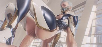 POV: Frost from MK Squirts While You Fuck her Tight Asshole