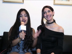 Ladyboy Prem Shows Off And Sucks