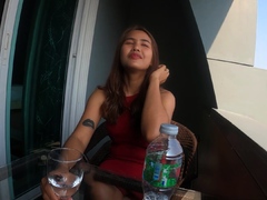 Amateur Thai teen picked up in a mall