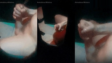 Real amateur gloryhole voyeur