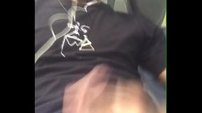 Cumming in bus