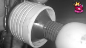 Made to Cum in Chastity Cage Restrained on the Milking Table