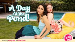 TGIRLS PORN - A Day At The Pond!