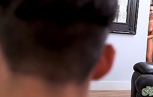 Chris helps Willow clean Artemisias soaking wet pussy