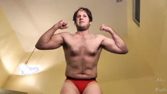 Hairy Giant Stomps Shrunken Twink in POV Domination