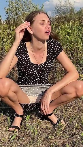 Smoking and Spitting Fetish