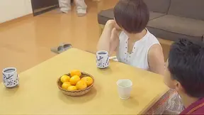 Wet Stepmom Under Kotatsu – Intense Blowjob Scene (Japanese Taboo)